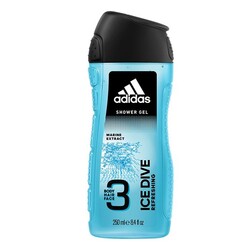 Adidas Duş Jeli Ice Dıve Body Haır Face 3 250 ML - ADİDAS