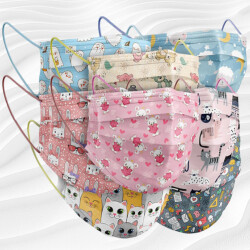 Kids Maske Çoçuk İçin 10 LU - KİDS