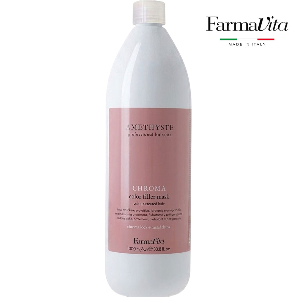 Amethyste Chroma Renk Koruyucu Onarıcı Saç Maskesi 1000 ML - FARMAVITA