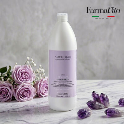 Amethyste Cool Blonde Silver Shampoo 1000 ML - 2