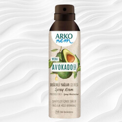 Arko Değerli Yağlar Sprey Krem Avokado Yağı 150 Ml - ARKO