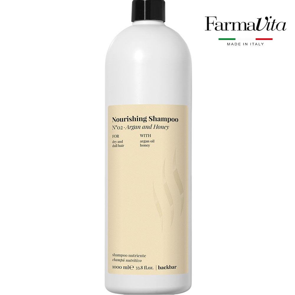BackBar Besleyici Şampuan No:02 – Argan ve Bal 1000 ML - FARMAVITA