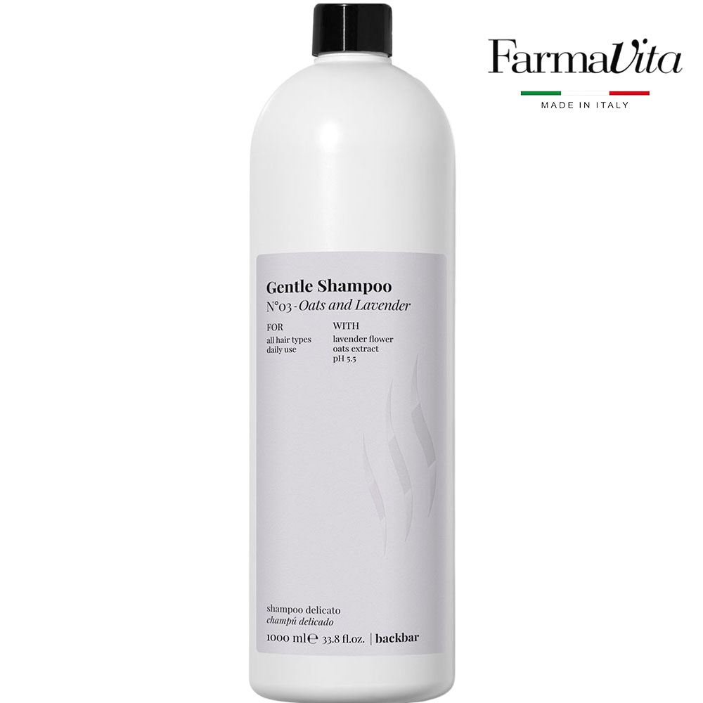 BackBar Nemlendirici ve Yatıştırıcı Şampuan No:3 - Yulaf ve Lavanta1000ML - 1