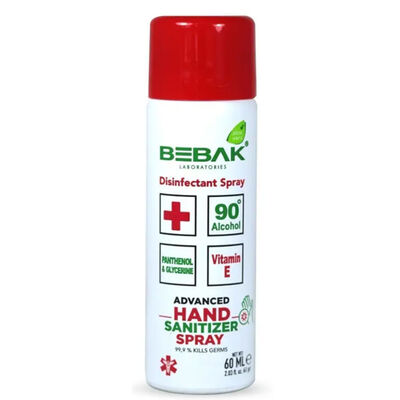 Bebak El Temizleme Spreyi Çanta Boy 60 Ml - 1