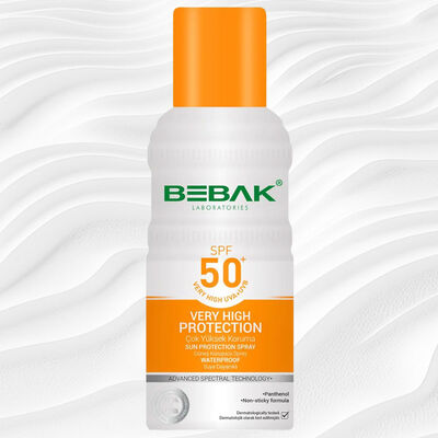 Bebak Çok Yüksek Koruma Güneş Koruyucu Sprey Spf + 50 / 150 ML - 1