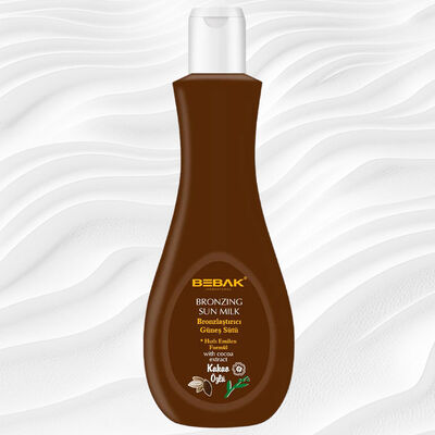 Bebak Kakao Özlü Bronzlaştırıcı Güneş Bakım Sütü 215 ML - 1