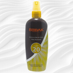 Bebak Sprey Güneş Yağı Orta Koruma Spf + 20 / 150 ML - BEBAK