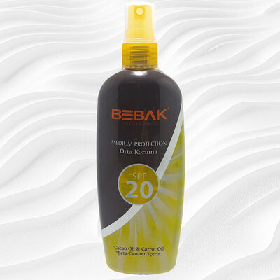 Bebak Sprey Güneş Yağı Orta Koruma Spf + 20 / 150 ML - 1