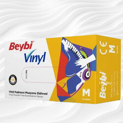 Beybi Vinil Pudrasız Eldiven M - BEYBİ