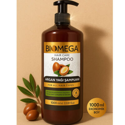 Biomega Argan Yağı Şampuan 1000 ML - 1