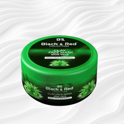 Black Red Face Mask Aloevera 400 ML - BLACK&RED