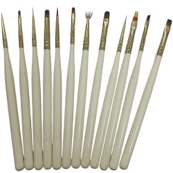 Borthe Jel Fırça Seti Deri Kutulu 12 Lİ - BORTHE