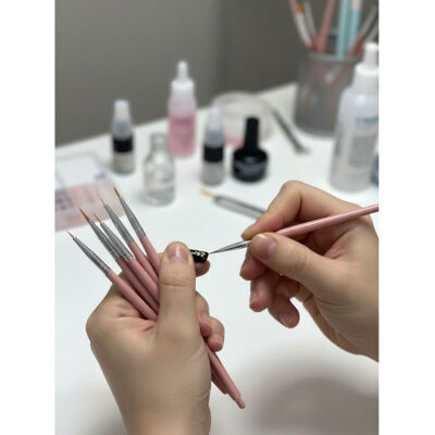 Borthe Jel Fırça Seti Silindir Kutu 453 - 2