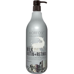 Morfose Hair Shampoo Milk Biotin + Retinol 1000 ML - MORFOSE PROFESSIONAL