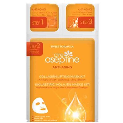 Cire Aseptine Sıkılaştırıcı Kolajen Maske Kiti - 1