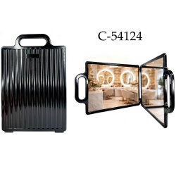 Claris Ense Aynası İki Kapaklı Siyah C-54124 - CLARIS (1)