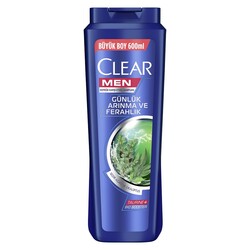 Clear Men Günlük Arınma Ve Ferahlık Şampuan 600 Ml - 1
