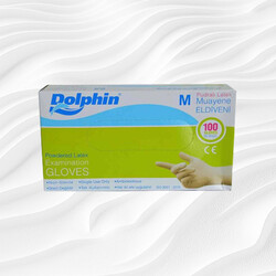 Dolphin Latex Pudralı M Eldiven - 1