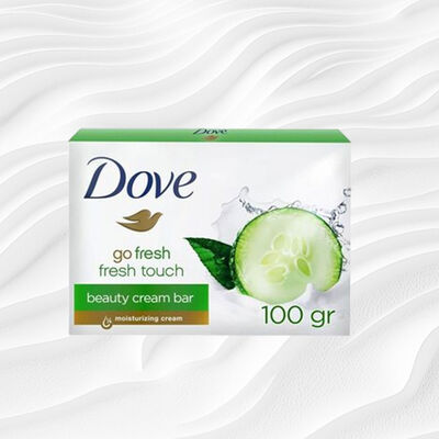 Dove Salatalıklı Sabun - Fresh Touch Cream Bar 100 g - 1