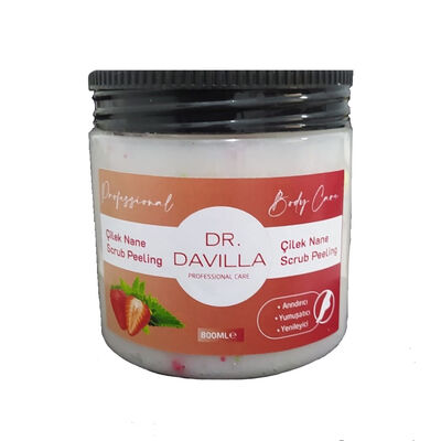 Dr Davılla Çilek Nane Scrub Peeling 800 Ml - 1