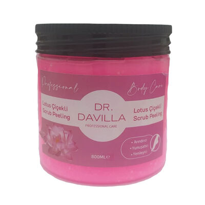 Dr Davılla Lotus Çiçekli Scrub Peeling 800 Ml - 1