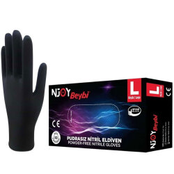 Beybi Njoy Eldiven Nitril Pudrasız L - BEYBİ