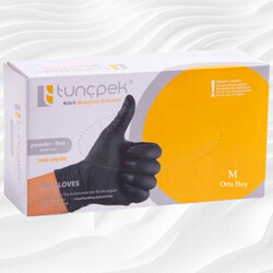 Tunçpek Eldiven Pudrasız Nitril M - TUNÇPEK