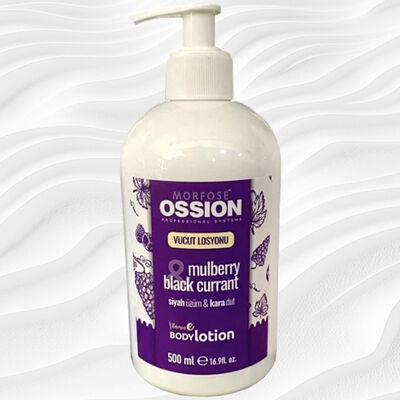 Ossion Pompalı Losyon Siyah Üzüm & Kara Dut 500 ML - 1