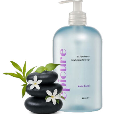 Epicure Sir Ağda Sonrası Temizleme Ve Masaj Yağı Marine 800 ML - 1