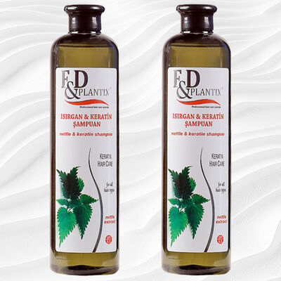 F&D Plantix Şampuan Isırgan & Keratin 2 x 700 ML - 1