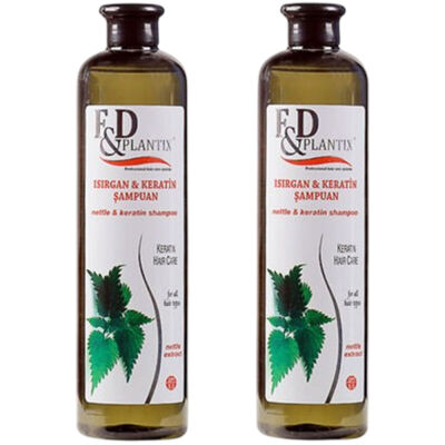 F&D Plantix Şampuan Isırgan & Keratin 2 x 700 ML - 1