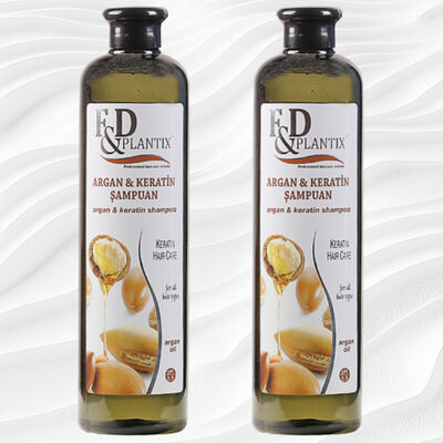 F&D Plantix Şampuan Argan & Keratin 2 x 700 ML - 1