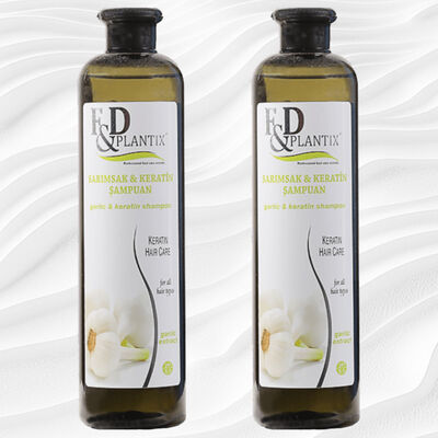 F&D Plantix Şampuan Sarımsak & Keratin 2 x 700 ML - 1