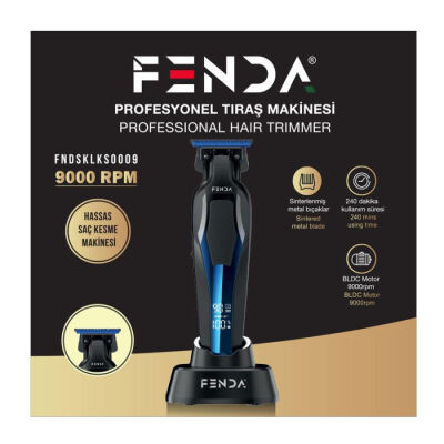 Fenda Sakal Traş Makinesi Mavi 0009 - 4