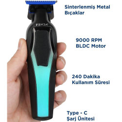 Fenda Sakal Traş Makinesi Yeşil 0009 - 3