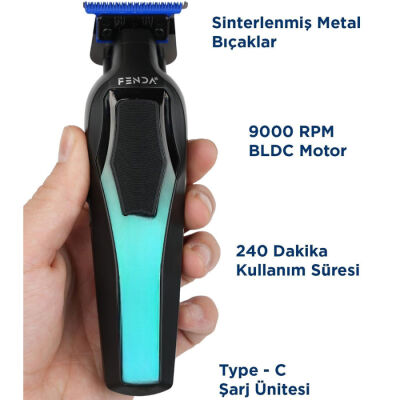 Fenda Sakal Traş Makinesi Yeşil 0009 - 3