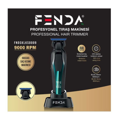 Fenda Sakal Traş Makinesi Yeşil 0009 - 4