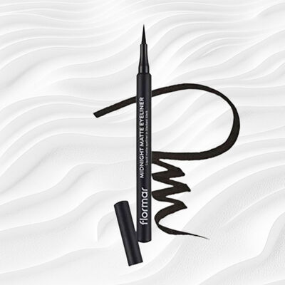 Flormar Midnight Matte Eyeliner 01 Black - 1