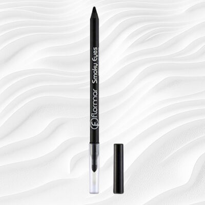 Flormar Smoky Eyes Waterproof Eyeliner 01 Carbon Black - 1