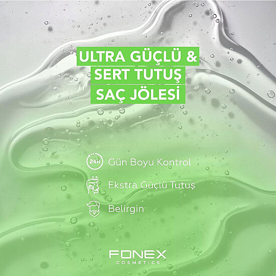 Fonex Saç Jölesi Ultra Güçlü - Sert Tutuş 150 ML - 3