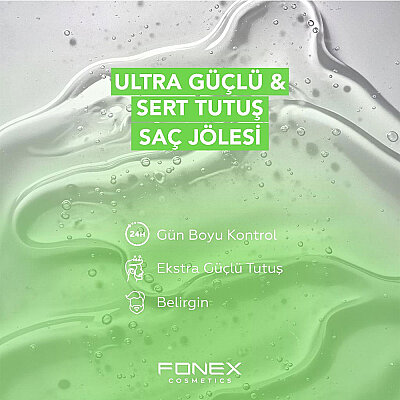 Fonex Saç Jölesi Ultra Güçlü - Sert Tutuş 150 ML - 3