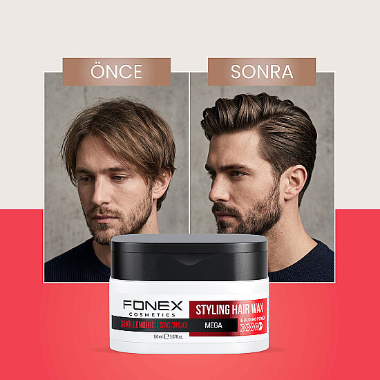 Fonex Styling Hair Wax Mega Holding Power 150 ML - FONEX (1)