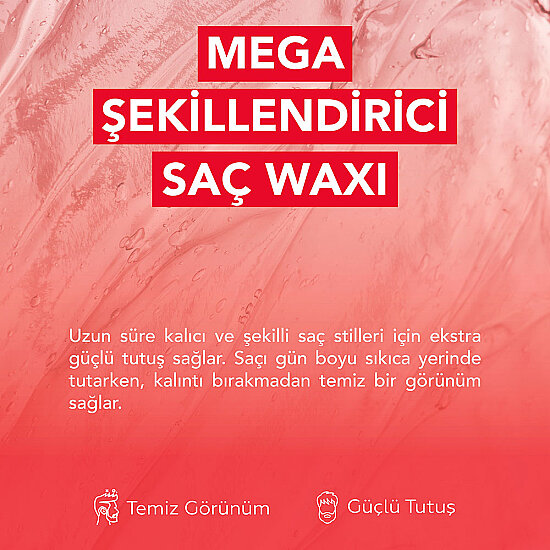 Fonex Styling Hair Wax Mega Holding Power 150 ML - 3