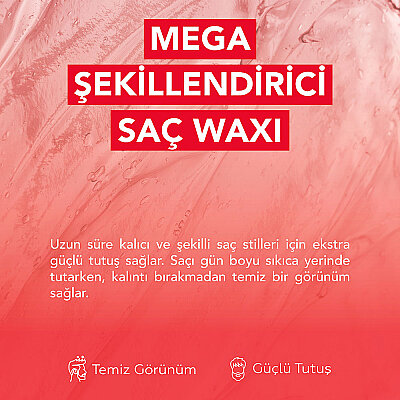 Fonex Styling Hair Wax Mega Holding Power 150 ML - 3