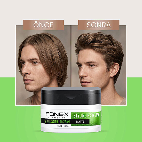 Fonex Styling Hair Wax Matte 150 ML - FONEX (1)