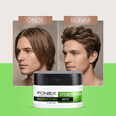 Fonex Styling Hair Wax Matte 150 ML - 2