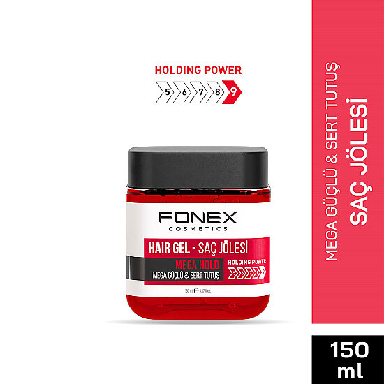 Fonex Saç Jölesi Mega Güçlü - Sert Tutuş 150 ML - FONEX