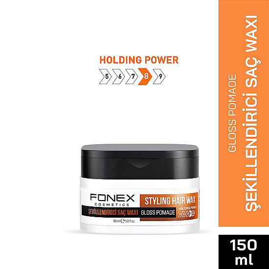 Fonex Styling Hair Wax Gloss Pomade 150 ML - FONEX