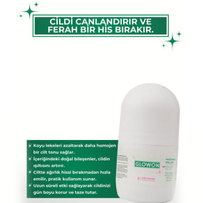 Glowon Beyazlatıcı Roll On Erkekler İçin 50 ML - 4
