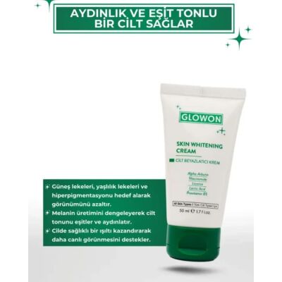 Glowon Cilt Beyazlatıcı Krem 50 ML - 5